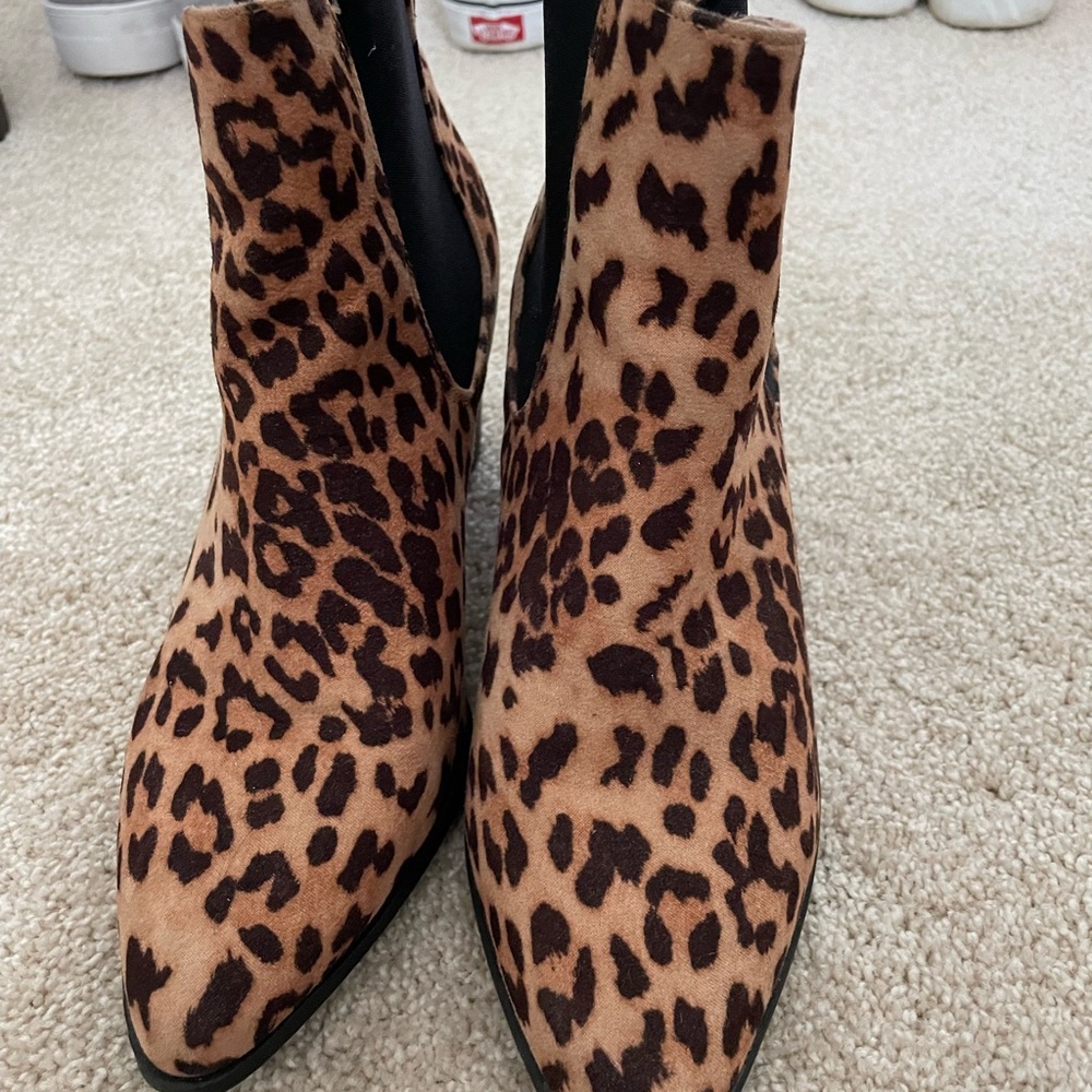 Cheetah Heeled Booties